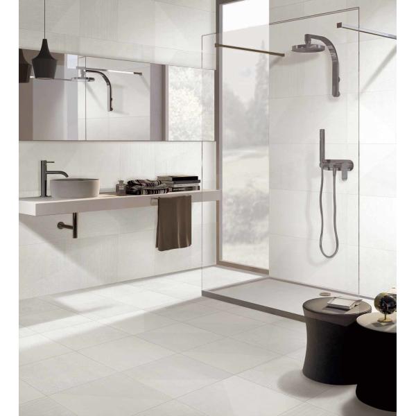 Modern Wall Indoor Outdoor Porcelain Tiles Marble Look Like Grey Color