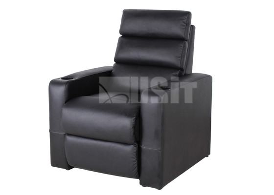 Custom 700mm Luxury Electric Recliner Chair , Electric Lounge Chair Gravity Mechanism