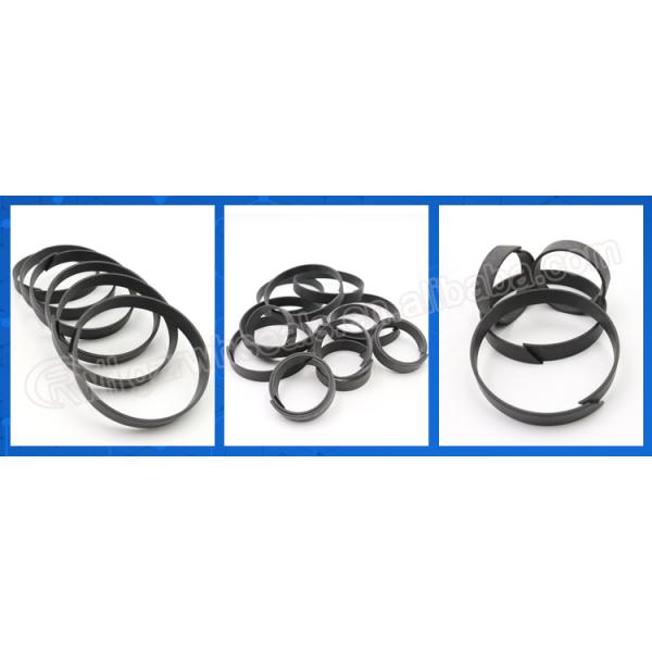 Cylinder Hydraulic Wear Ring Black Color Phenolic Fabric Resin
