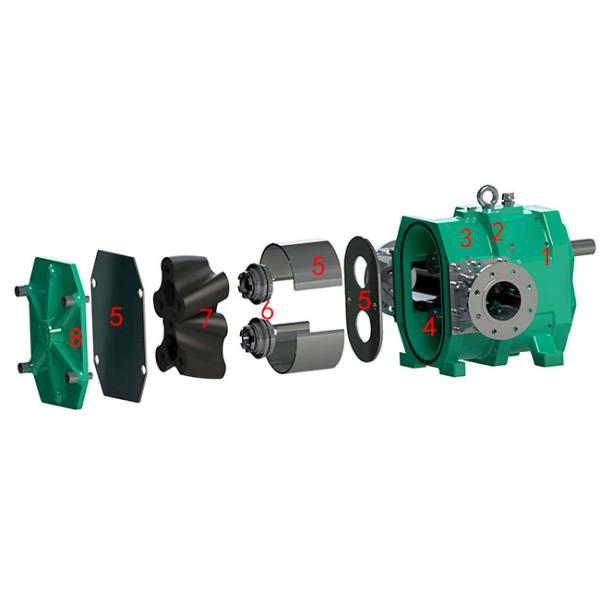 FDA Reversible Rotary Lobe Sludge Pump Anti Corrosion Durable