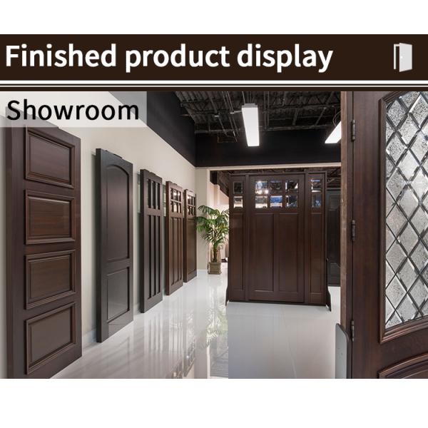 Malaysia Style Light Pattern Security Steel Matte Black Finish Bright Color Pivot Door with Stainless Steel Handle