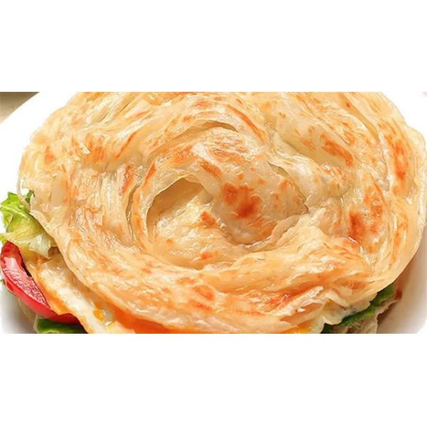 21KW Chinese Snack Sesame Coated Shaobing Commercial Lachha Paratha Making Machine