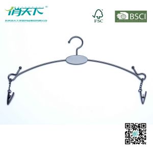 Betterall Silver Non-slip Chrome Metal Hanger for Underwear
