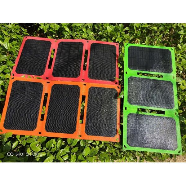 18W Portable Mini Solar Panels Waterproof Dual USB Charger For Outdoor Activities