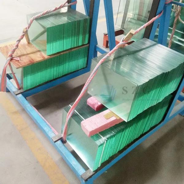 Custom Cut 12mm 1/2 Inch Tempered Safety Glass with Compliance Standard in Customized Color