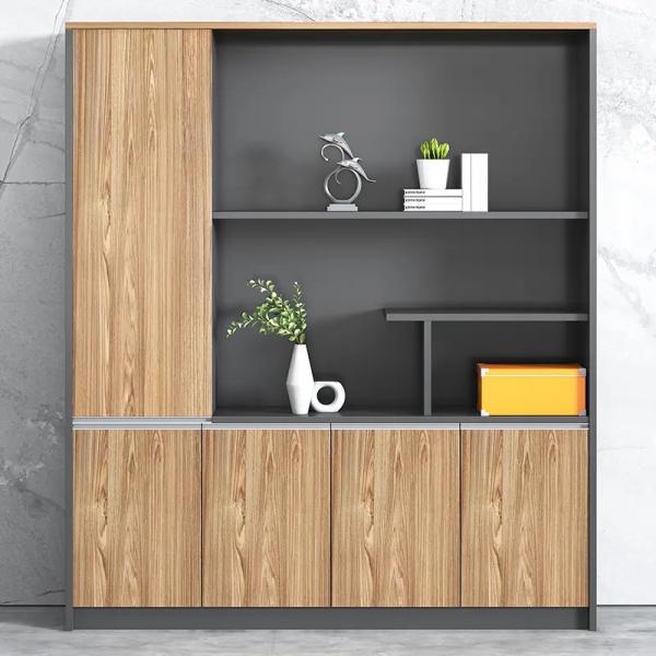 Office Furniture Solid Wood File Cabinet with MFC Wood Material Stylish and Functional