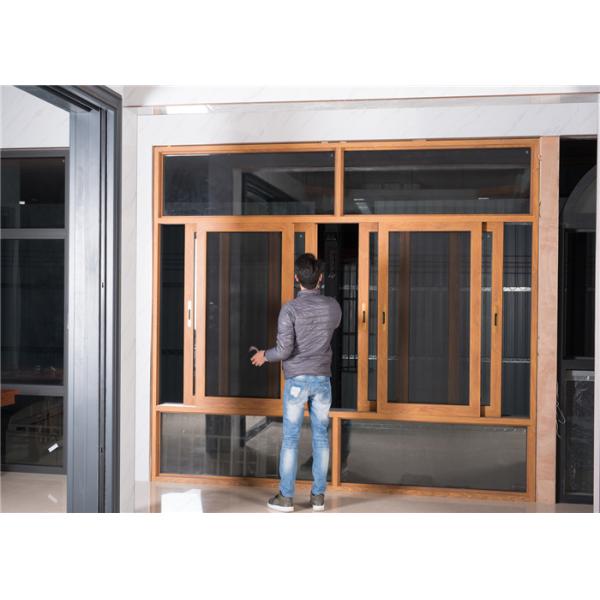 Horizontal Aluminum Casement Windows Noise Insulation Powder Coating Waterproof
