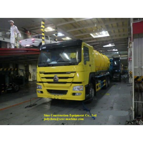 18000L Vacuum Sewage Suction Truck Waste Truck with Italy Moro Pump HW76