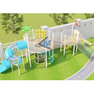 Buy cheap 1300x760cm Outside Play Sets Anti Slippery Play Ground Equipment from wholesalers