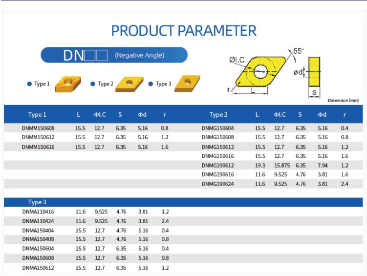DNMG150608-PM LF3018 Zhuzhou Tungsten Carbide Turning Tool Cnc Insert Alloy Metal Cutting Lathe Tools Stainless Steel Blade