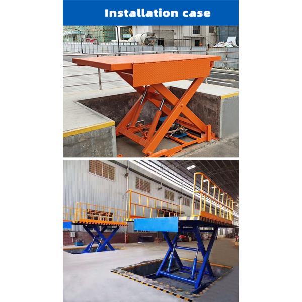 Customized 4000mm Fixed Scissor Lift Motorised Lifting Platform