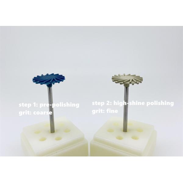 Rubber Silicone Polishing Wheels Whirlwind Sintered Porcelain Diamond Dental Bur