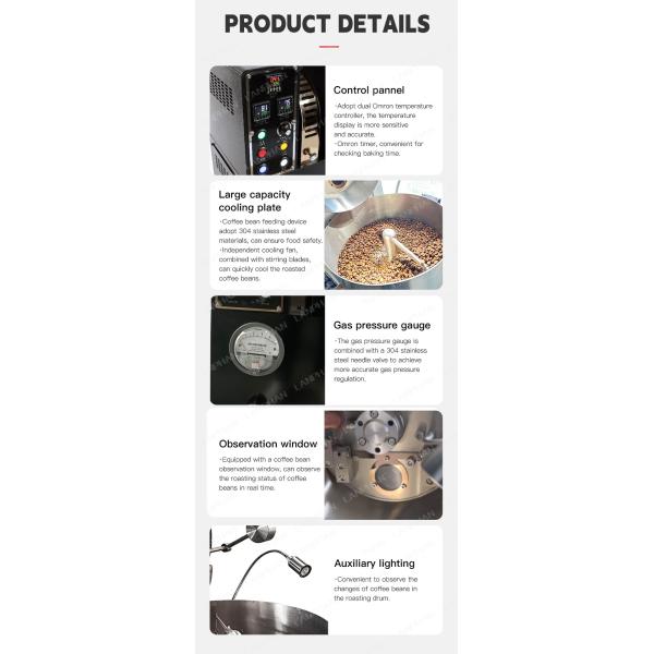 3000g Coffee Roaster Machine Cafe Roasting Machine Coffee Bean Roaster For Home
