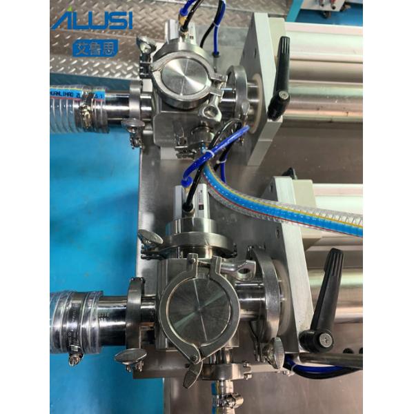 Semi Automatic Double Heads Paste Piston Filler Water Bottle Pneumatic Filling Machine