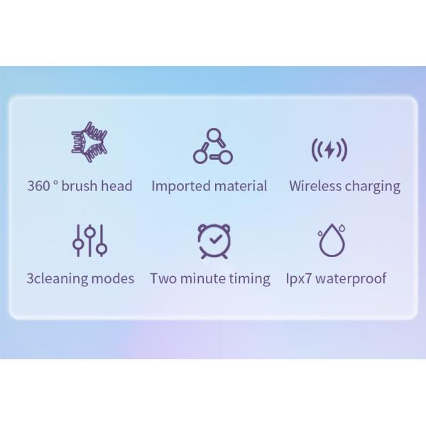 Factory OEM Rechargeable Electric Toothbrush For Children Aged 3-15 With Circular Silicone