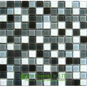 China Mixed Color Crystal Mosaic Tile for Bathroom and Kitchen,China Glass mosaic tile For Sale on sale