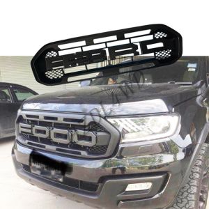 SUV Racing Accessories Ford Everest Front Grill Cover 2015-2020 With Led Light