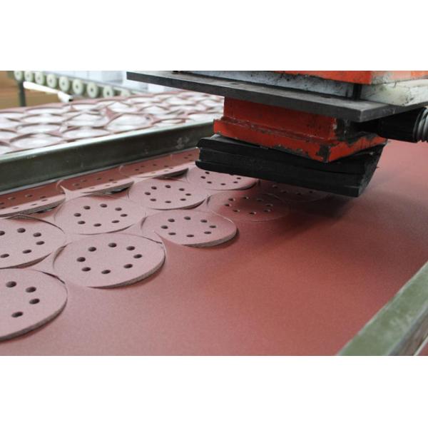 Red Aluminum Oxide Hook And Loop Sanding Discs 80pcs Mix Grits Sandpaper Discs