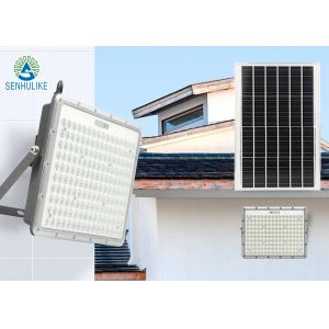 LED Solar Powered Flood Light Die Casting Aluminum Material IP65