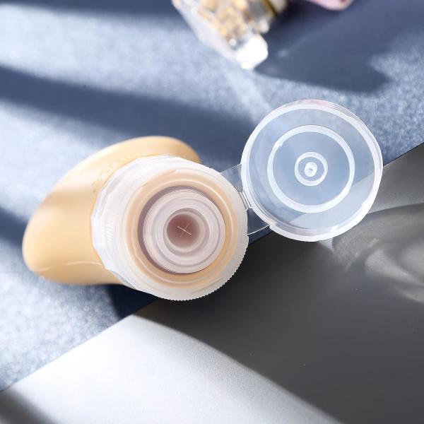 Leak Proof Silicone Cosmetic Bottles Travel Kit 90ML 60ML TSA Approved