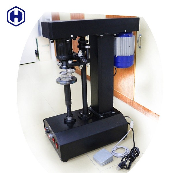 Semi Automatic Plastic Container Packaging Machine Table Top Type