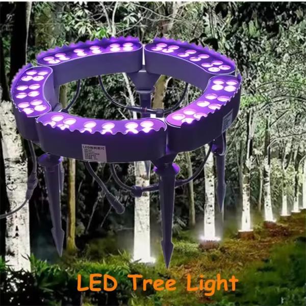 LED Solar Hug Tree Light for Garden IP66 Outdoor Landscape Spotlight Long Lifespan