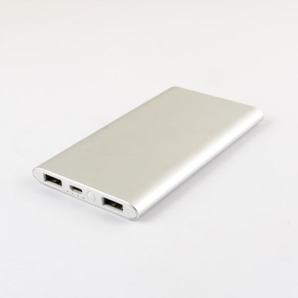 Engraving LOGO Metal Portable Power Bank 5000MAH with Optimized Heat Dissipation