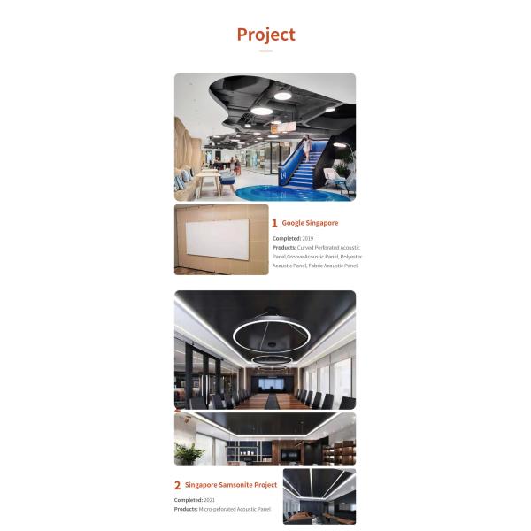 Noise-Reducing PET Decorative Acoustic Panels For Theater Venues Ceiling