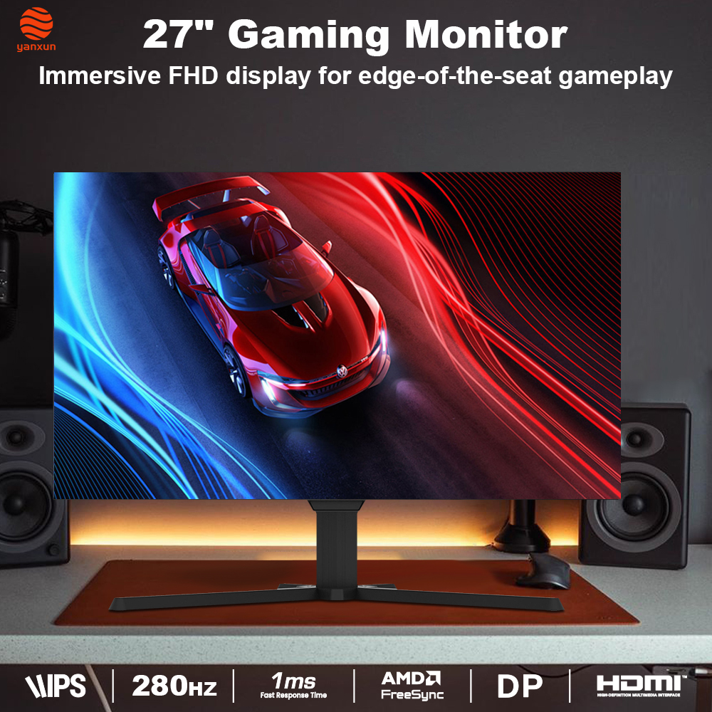 27-Inch Widescreen Gaming Monitor: Stunning 2560x1440 2K IPS Panel (178° Wide Viewing Angles + 99% sRGB Color Gamut), Ultra-Smooth 280Hz Refresh Rate