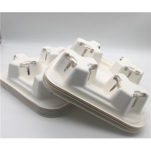 4 Compartment Biodegradable Cups and Lids