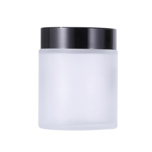 60ml 120ml Frosted Glass Cream Jar 30cl Glass Candle Jar With Lid