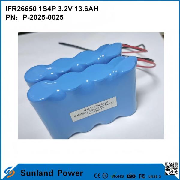 IFR26650 1S4P 3.2V 13.6Ah Batteries For Home And Commercial Mobile Energy Storage High Power Power Tools Drills Saws And Angle Grinders