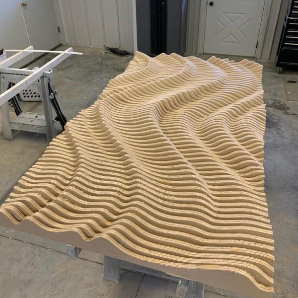 SGS Certificated Creative Wooden Furniture Large Oak Coffee Table