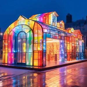 Customizable High-Quality LED Fairy Tale Home Decor for Christmas Outdoor