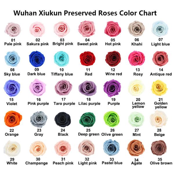 Decoration Valentines Flowers In A Box , Two Side Open Custom Rose Box