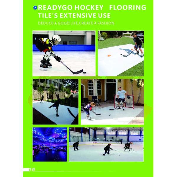 UV Resistance Hockey Flooring Tiles 460x460mm Outdoor Sport Court Tiles