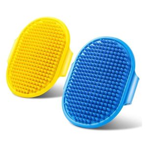 Quality Reusable Pet Hair Remover Brush , Pet Shampoo Brush 26x12cm for sale