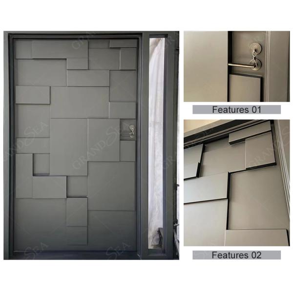 Hot Sales House Main Big Iron Stainless Steel Luxurious Cast Aluminum Modern Entry Exterior Entrance Door Pivot
