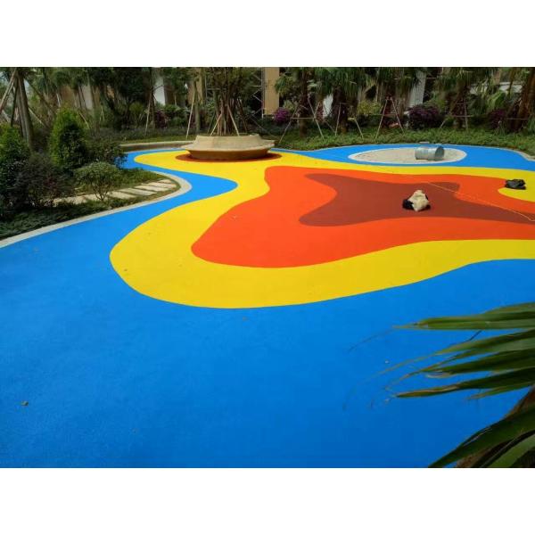 Blue / Purple Coloured EPDM Granules 2mm - 5mm Rubber Crumb For Playgrounds