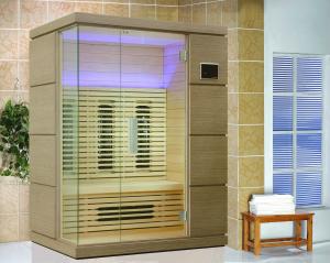 Quality Hemlock Home Infrared Sauna Kits 110v / 220v for Two Person for sale