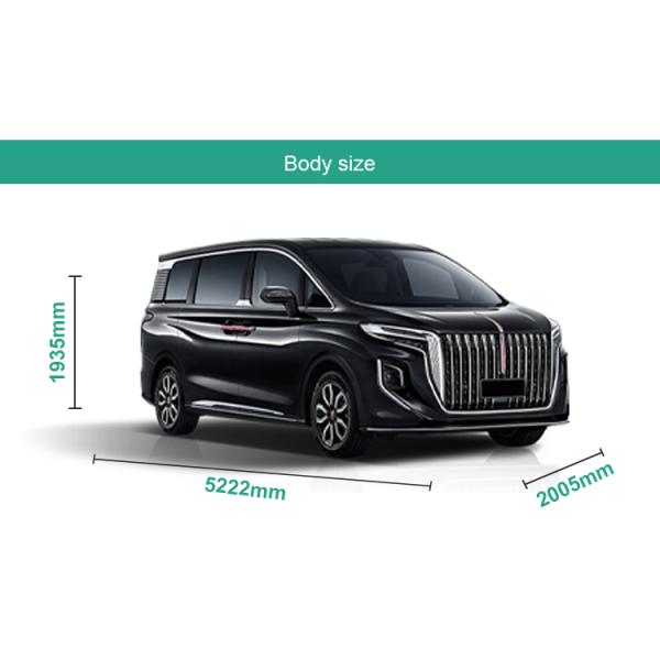 2024 L2 Aided Driving Petrol Car Hongqi HQ9 5-door 7-seat Max Speed 200km/h Gasoline Vehicles with Electric Rear Window