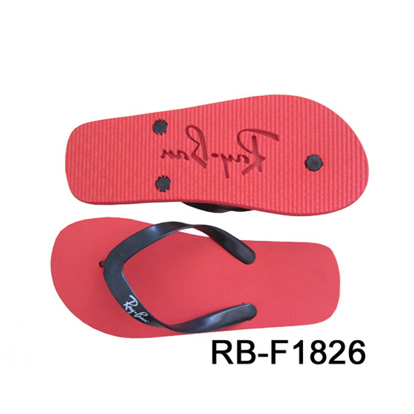 customed eva die cut and embossed slipper Womens Flip flop thongs slipers manufacturers