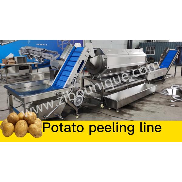 Food Processing Industries Commercial Potato Peeler Machine with Stainless Steel 304