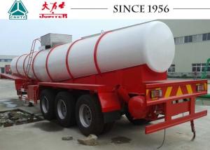 China 40T 22000 Ltr Acid Transport Trailers With Airbag Suspension on sale