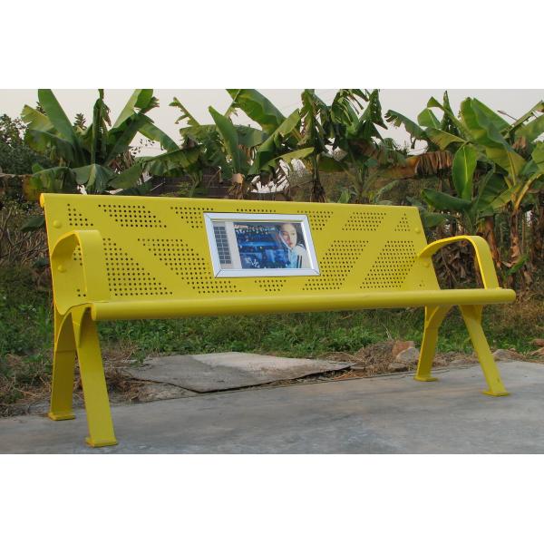 Advertising Customized Outdoor Furniture Bench For Public Park OEM