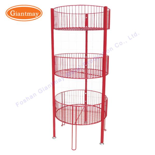 Metal Shelf Retail Display Rack Store Toy Stand With Bins