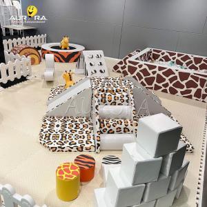 China Wild Theme Soft Play Equipment Zone For Kids Foam Climbing Blocks Toddler on sale