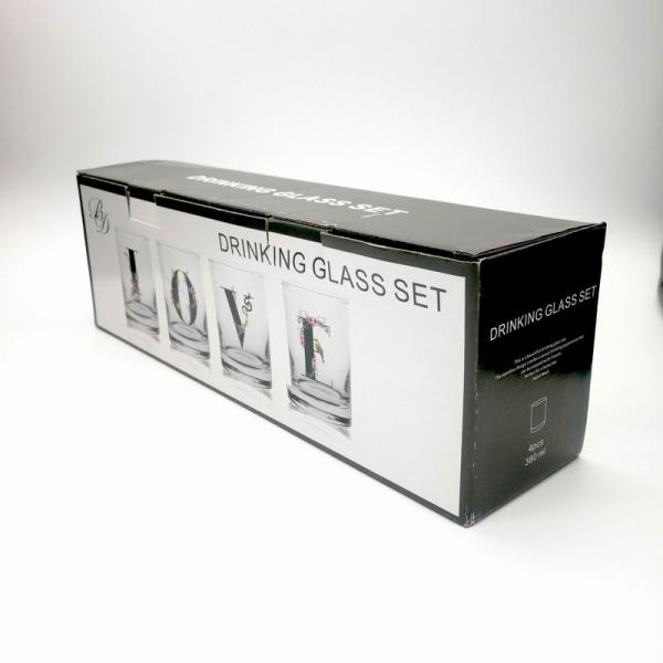 Color Print Decorated Mug Craft Beer Glasses