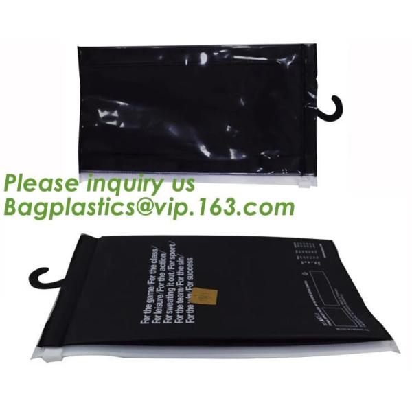 Frosted Zip lockk bag EVA PVC hanger bag for clothes, EVA frost drawstring bag, Frosted Plastic EVA Garment Packing Bag zi