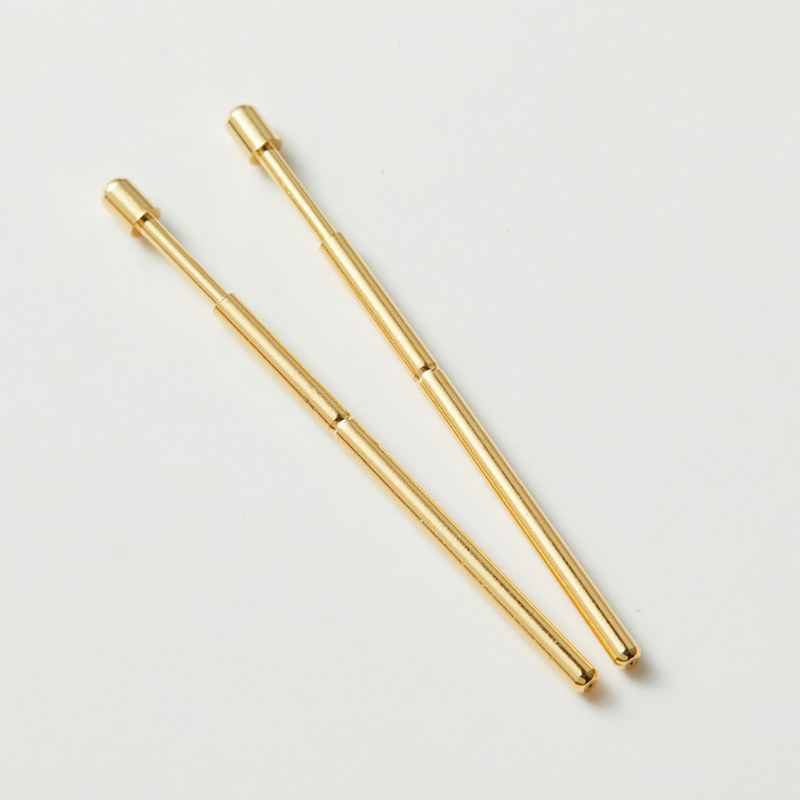 China Custom Sizes Brass Barrel Stainless Steel Spring Test Probe for Precision PCB Testing on sale